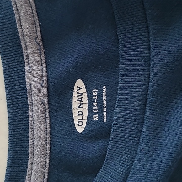 💥3for$12💥 Old Navy boy's t-shirt featuring soccer & mountains size XL (14-16) - Picture 4 of 4